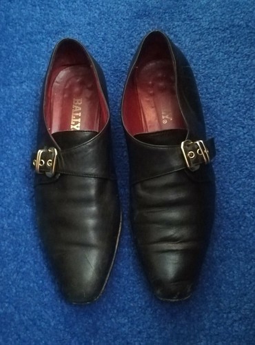 Bally ladies black leather