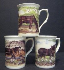 3 Set Of three Working Horses