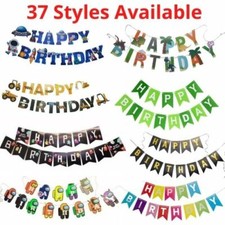 Happy Birthday Bunting Banner