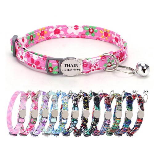 Cat kitten collar - cat, personalised