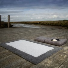Egyptian Cotton Grey Bath Rug