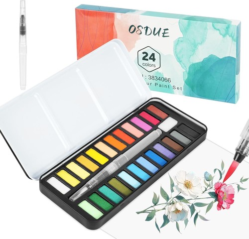 Watercolor paint set 24 - watercolor,