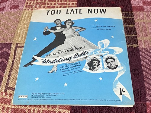 Smf60 sheet music too late - music,too, now