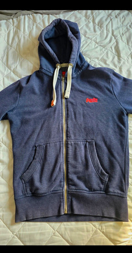 Superdry orange label full zip - orange,