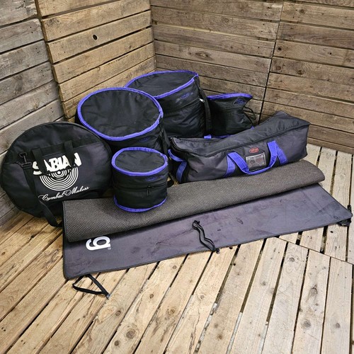 Stagg drum bags with - drum, rug