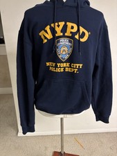 NYPD navy blue hoodie W/ New