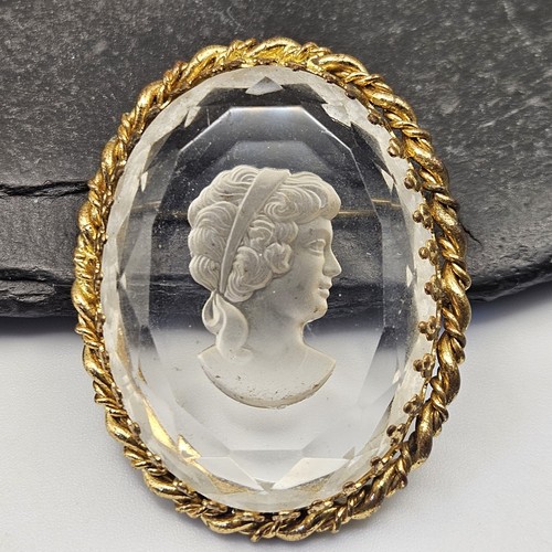 Victorian style itaglio cameo - victorian,
