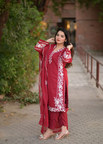 Ready made embroidered pc - ready,