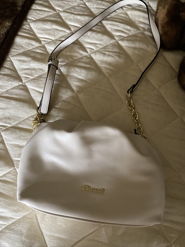Cream gionni shoulder bag with - gionni,