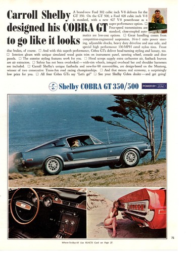 1968 shelby cobra - shelby, /