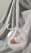 Angel baby memorial your wings were ready our hearts were not infant loss bauble