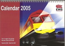 EWS freight railway 2005 calendar Class 66