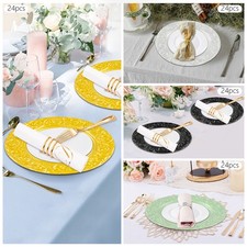 24 Pcs 13in Charger Plates
