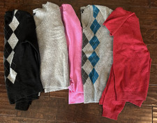 Flawed Cashmere Sweater Crafting Lot of 5 Sewing Material Fabric Cutter Upcycle