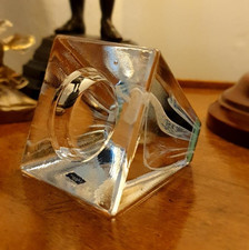 Caithness pyramid form glass