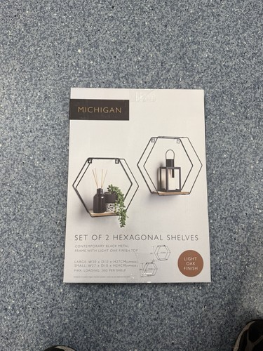 Set hexagonal shelves - of,