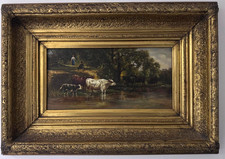 20thC oil painting rural