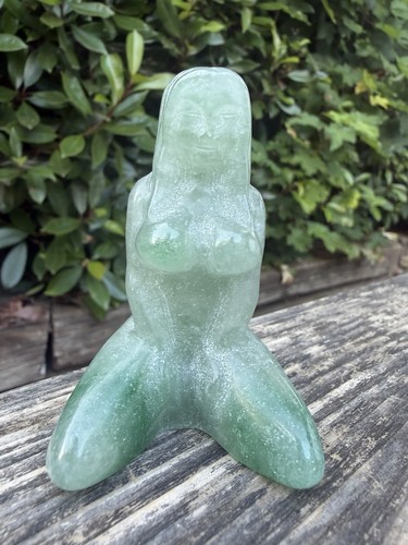 Green aventurine lady - green, goddess