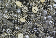 Round Wooden Buttons - Multi