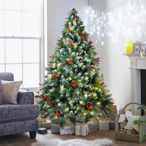 7ft green christmas - green,