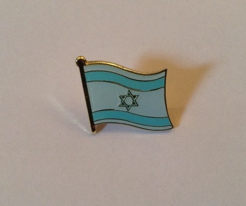 Israel country flag enamel - enamel, pin