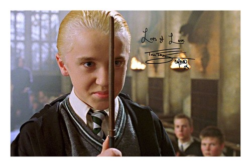 Tom felton draco malfoy signed - draco,