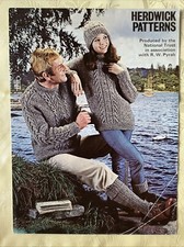 Herdwick Patterns knits as Aran. National Trust special, sweater stockings socks