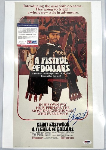 Clint eastwood signed - signed, 12x18