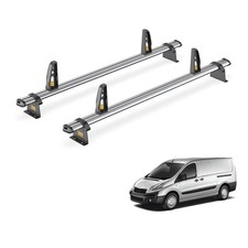 Peugeot Expert Roof Rack for 2007-2016  H1 Roof 2x Bars Van Guard Ultibar Trade