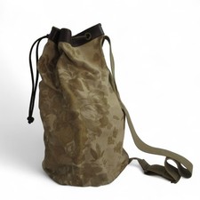 J&M Davidson Duffle Bag Medium Brown Canvas Womenswear Vintage - Preloved