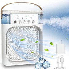Portable Air Cooler Fan Mini Air Conditioner Quiet Cooling Unit for Room Office