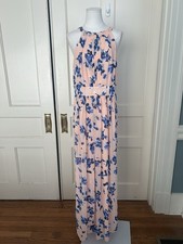 Eliza J Floral Chiffon Halter