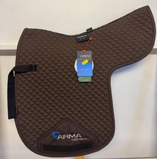 ARMA Brown Numnah 17-18" Showing WH - BNWT