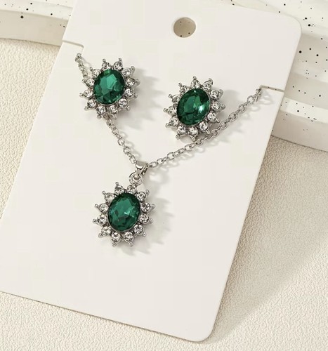 Necklace earrings set - necklace,