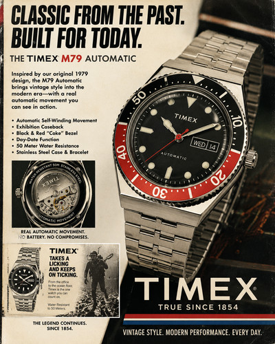 Timex m79 automatic coke - timex,
