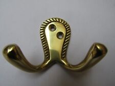 BRASS HAT AND COAT HOOKS HANGING HOOK PEG HANGER BEDROOM HALLWAY