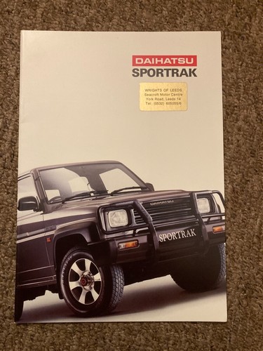Daihatsu sportrak brochure - daihatsu,
