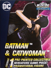 HEROCLIX BATMAN & CATWOMAN PRE-PAINTED PROMOTIONAL FIGURE BRAND NEW