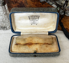 Vintage Blue Faux Leather Push Button Jewellery Box – H Samuel Manchester