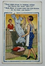 Vintage Donald McGill New Comics postcard, unposted. No. 885.