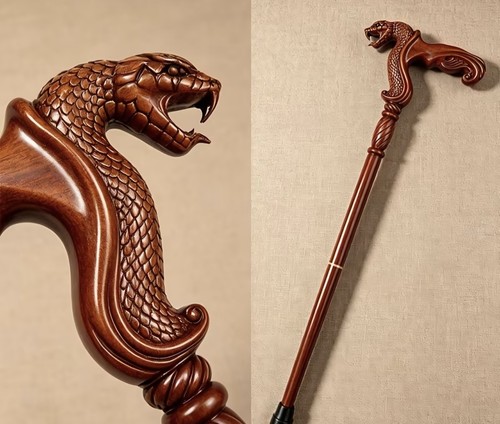 Hand carved from beech wood - from,