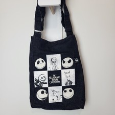 The Nightmare Before Christmas Black And White Tote Bag Touchstone Disney