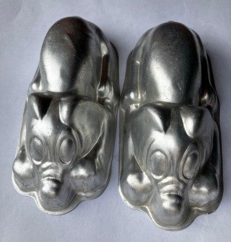 Two small vintage aluminium - two,