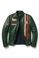 Gulf Green Biker Jacket Heuer