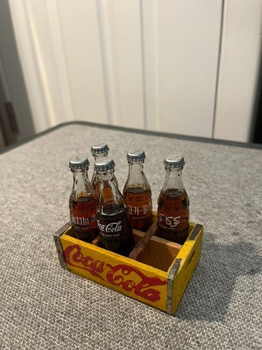 Coca cola miniature wood - cola,