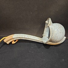 Ceramic Decorative Stoneware Ladle for Large Soup or ? Serving Utensil 10”