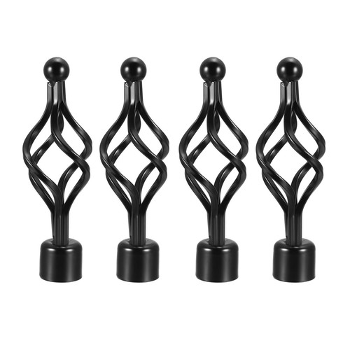 Curtain rod finials iron - finials, cap