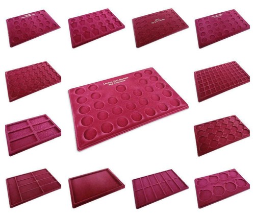 Red coin tray collection - red,