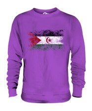 WESTERN SAHARA DISTRESSED FLAG