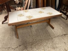 Vintage Brown Wooden Tile Top